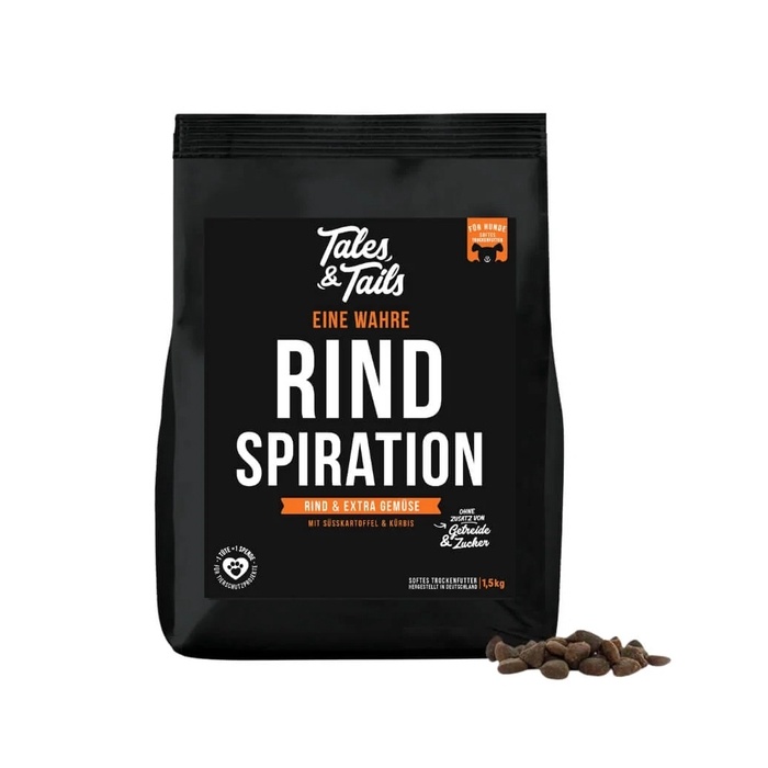 Tales and Tails Pehme Kuivtoit Täiskasvanud Koertele (70% Veiseliha) 4kg