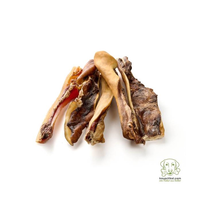 Kauartikel Сушёная говяжья кожа головы Premium 30 см, 500 г