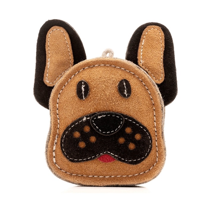 Wooffee Mänguasi Koerale - Nahast Prantsuse Bulldog 14cm 