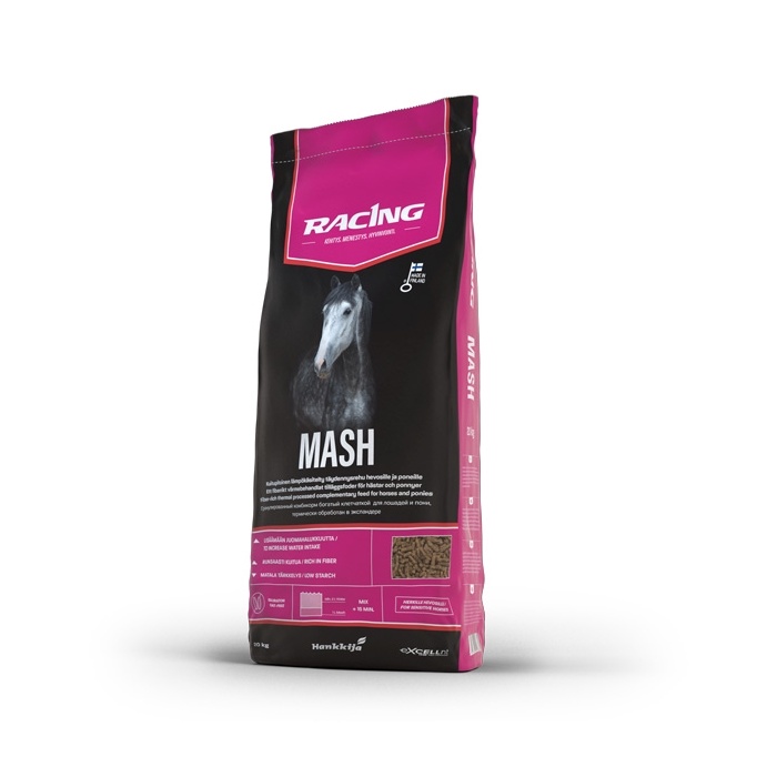 Racing Mash EXP 20kg (madala suhkru- ja tärklisesisaldusega mash hobustele ja ponidele)
