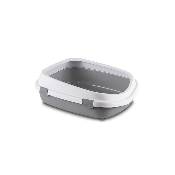 Stefanplast Liivakast Kassile "Super Queen", Valge/Hall 55x71x24,5 cm