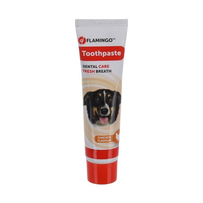 Flamingo зубная паста для собак со вкусом курицы 85 г