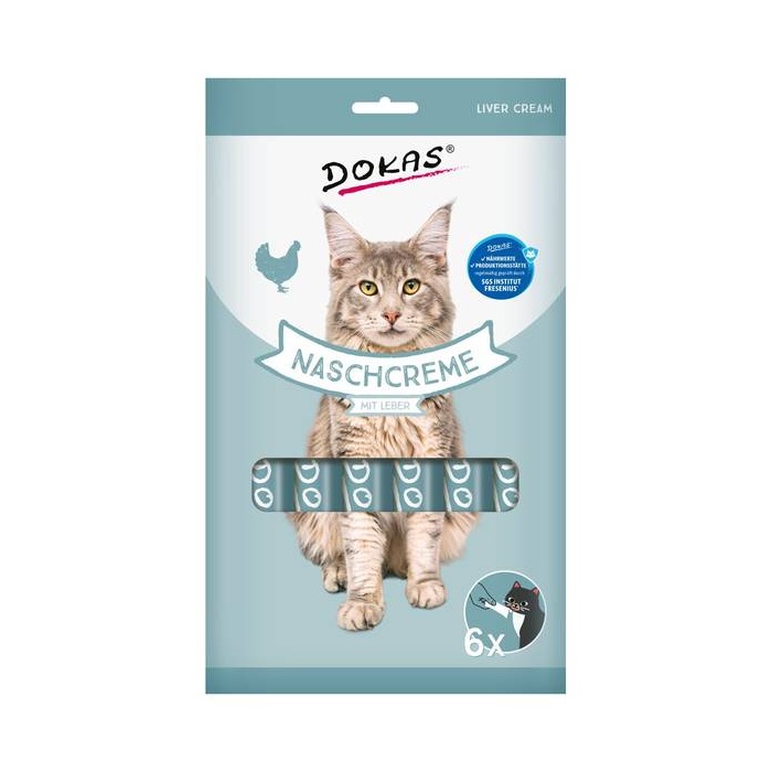 Dokas Kačių skanėstas – kremas su vištienos kepenėlėmis 120 ml