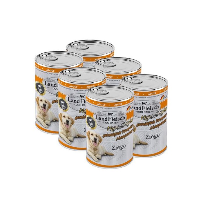 Landfleisch Гипоаллергенный корм для собак – козлятина, 400г x 6