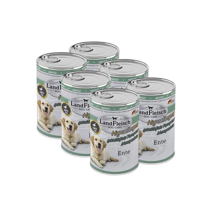 Landfleisch Гипоаллергенный корм для собак – утка 400 г x 6