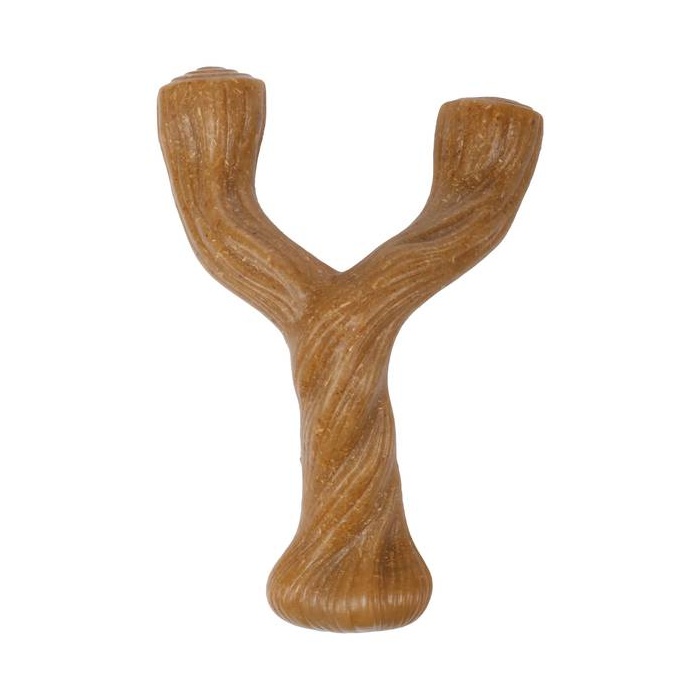 Flamingo Dog Toy NYL'O Y-Shape Beef Flavour M 17.6cm