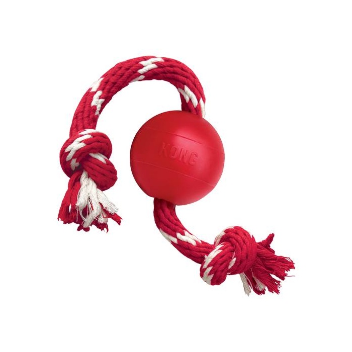 Kong Mänguasi Koerale - Pall Nööriga 6,2cm x 33cm