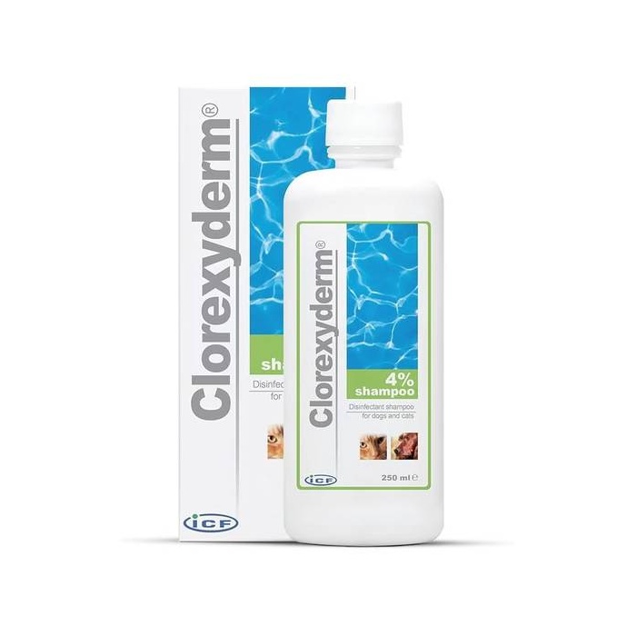 Clorexyderm Šampūns Suņiem un Kaķiem 4% 250ml