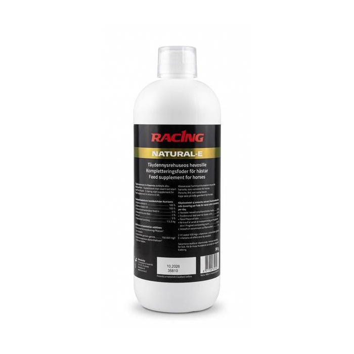 Racing Natural-E, Vitamin E for Horses 1000ml