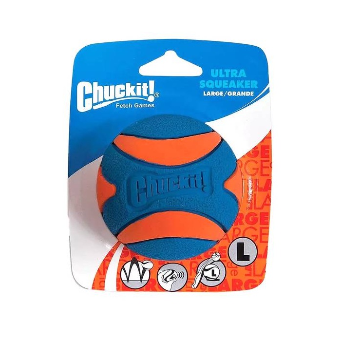 Chuckit! Mänguasi Koerale Ultra Squeaker Pall L 7cm (Ujub vees)