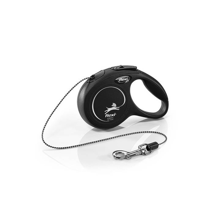 Flexi New Classic XS Black 3m Cord