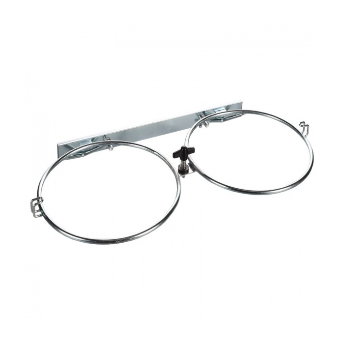 Flamingo Double Wall/Cage Holder for Bowls ∅2x20cm