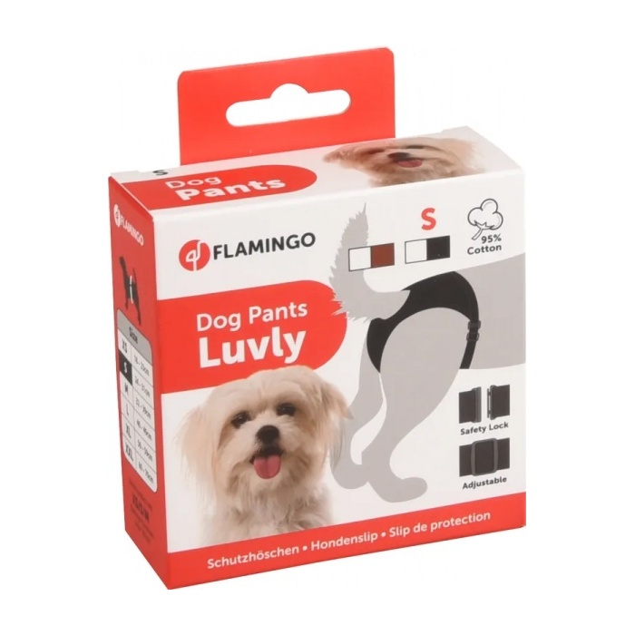 Flamingo Jooksuajapüksid Koerale Must Luvly S 24-31cm