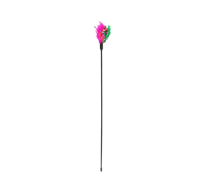 Cat Toy Feathers on a Stick 59cm