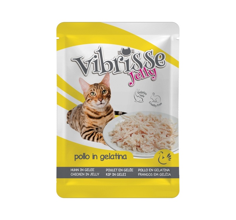 Vibrisse желе для кошек - курица 70г