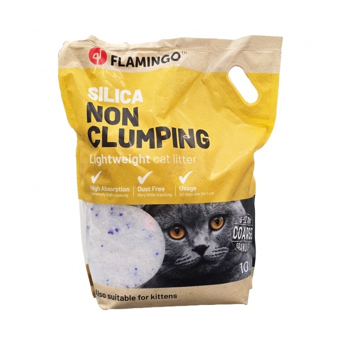 Flamingo Silica Kergekaaluline Mitteklombistuv Kassiliiv (Suur graanul) 10L