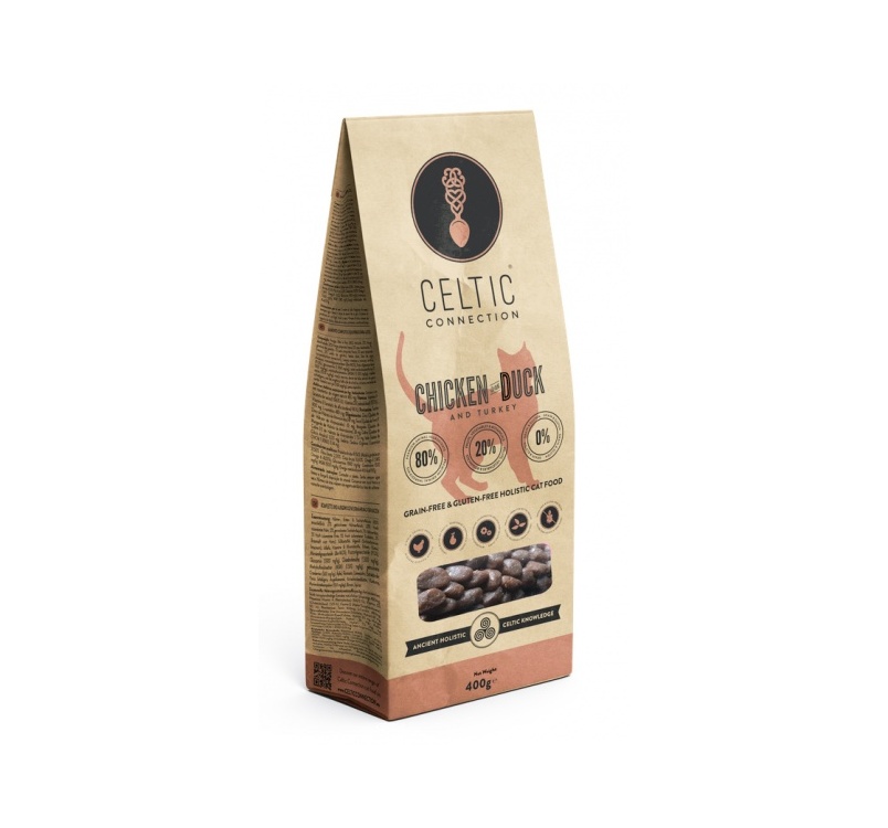 Celtic Connection корм для кошки с курицей и уткой 400г