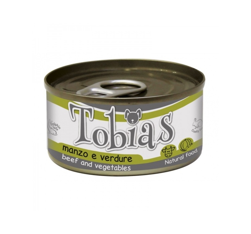 Tobias консервы для собак -  Говядина и овощи 170г
