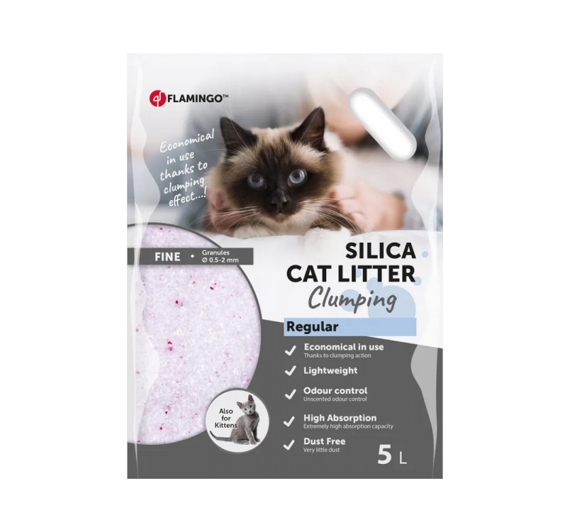 Silica Cat Litter Clumping 5l
