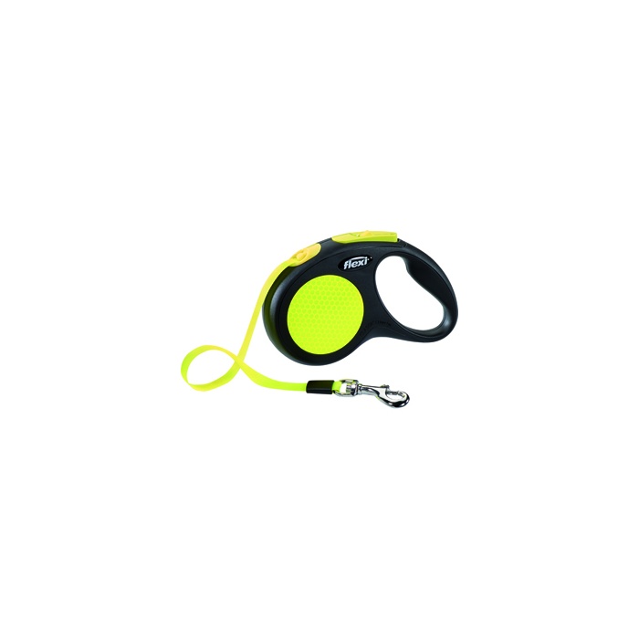 FLEXI Рулетка Neon S ремень 5м 15кг