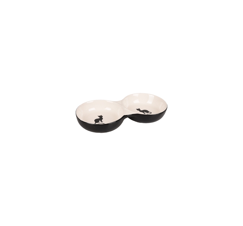 Ceramic Bowl Nala Duo Black/White ø11cm 2x145ml