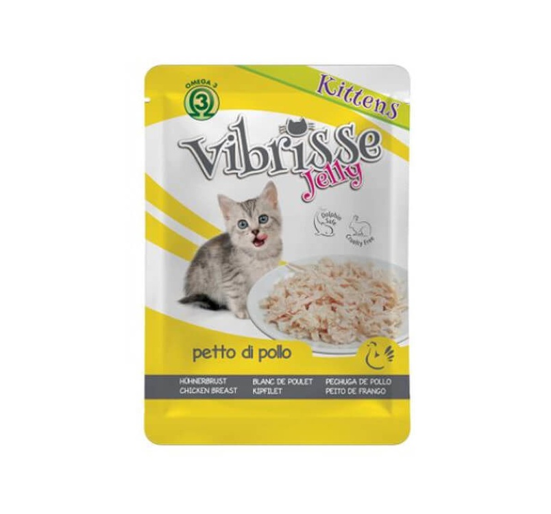 Vibrisse Jelly with Chicken for Kittens 70g