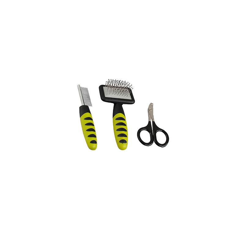 Three Piece grooming Set for Small Animals