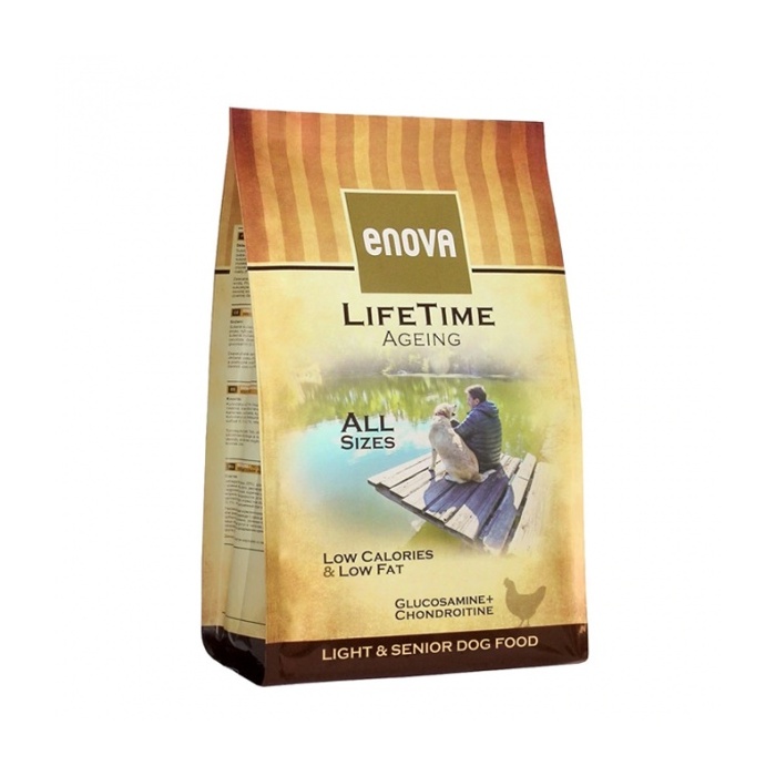 Enova Lifetime Ageing Light & Senior Dog Food 2kg