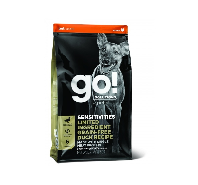 Go! Sensitivities Grain Free Duck Recipe for Dogs & Puppies 1,6kg