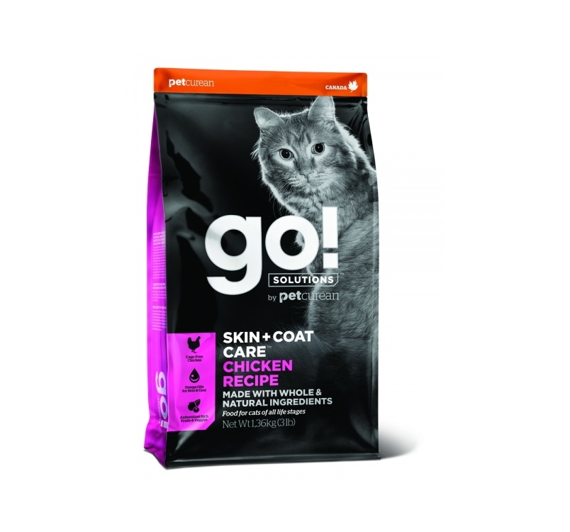 GO! Skin + Coat Chicken Recipe for Cats & Kittens 1,4kg