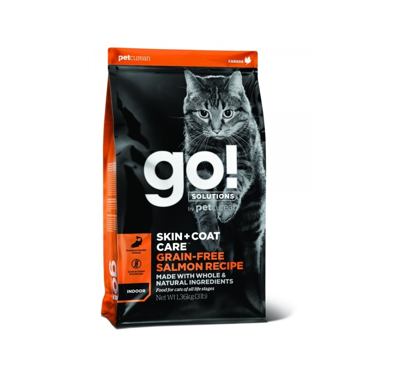 GO! Skin + Coat Salmon Recipe for Cats & Kittens 1,4kg