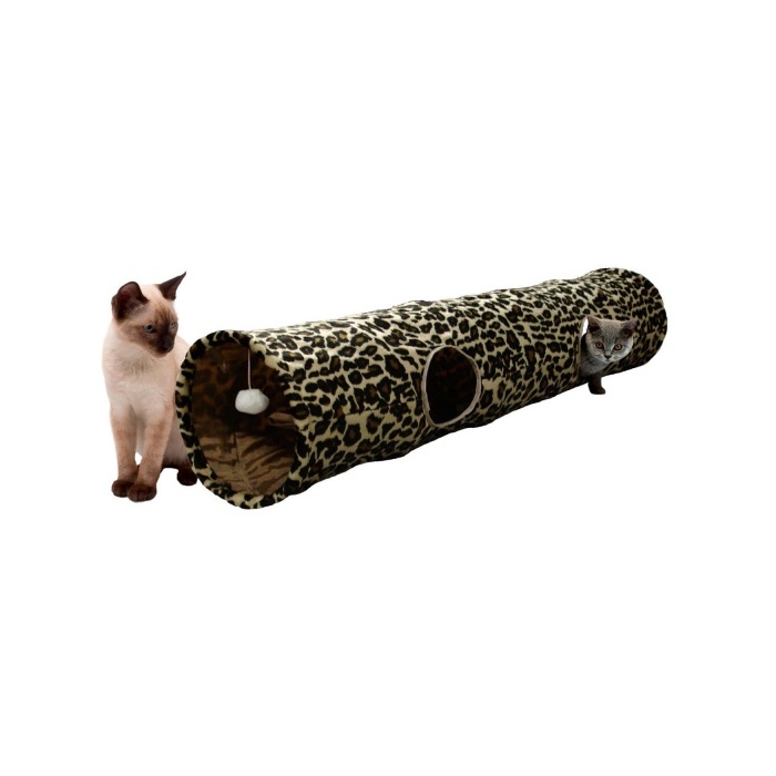 Cat Tunnel Leopard 130x25cm