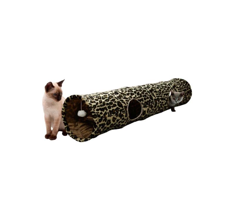 Cat Tunnel Leopard 130x25cm