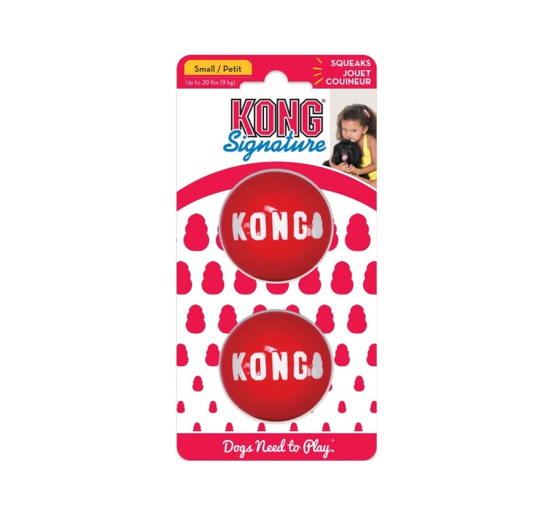 Kong Signature Balls 2pcs S