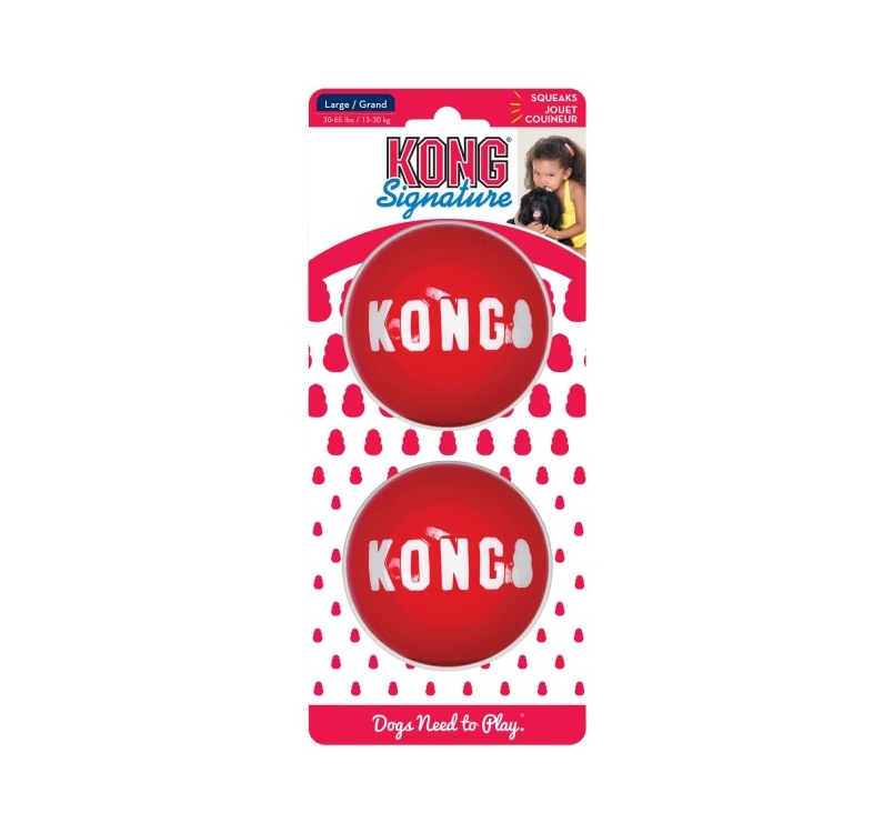 Kong Signature Balls 2pcs L