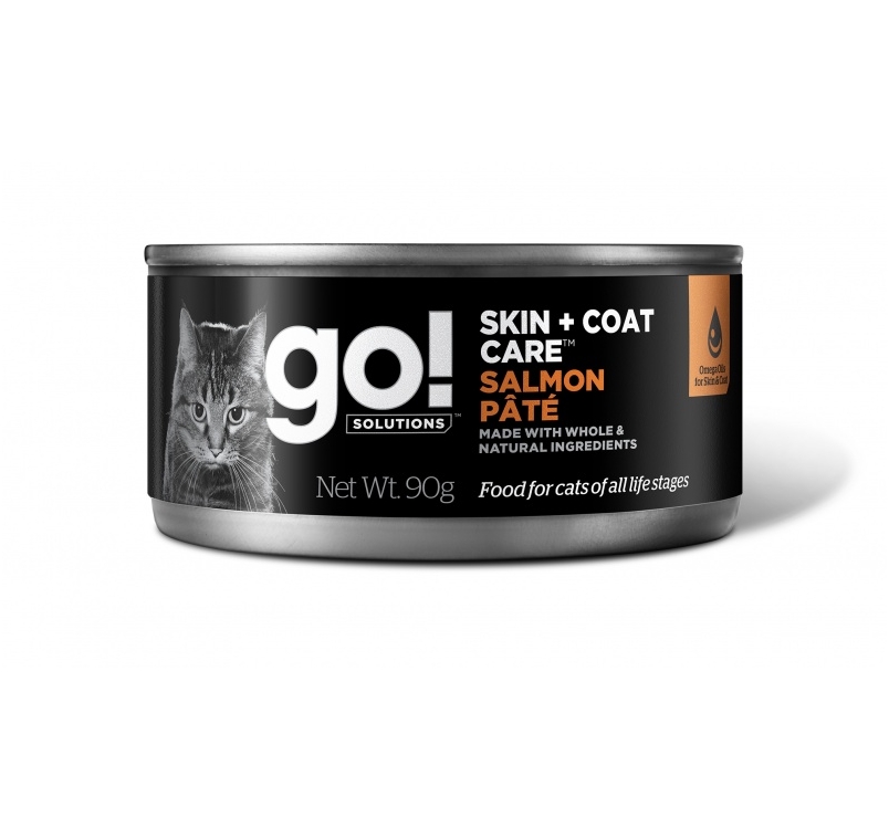 Go! Skin + Coat Grain Free Pate for Cats with Salmon 90g