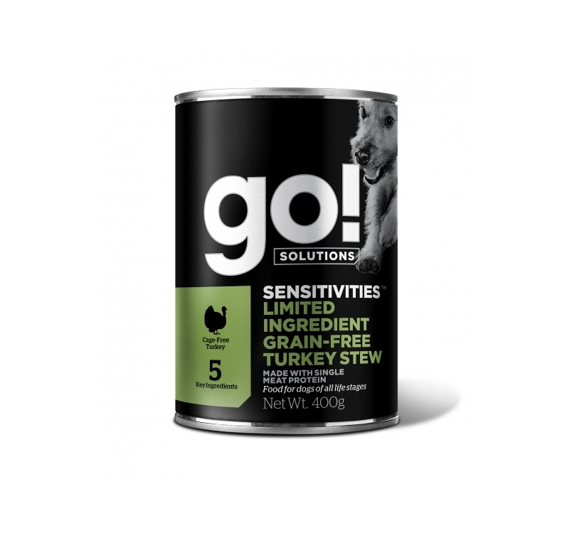Go! Sensitivities Limited Infredient Grain-free Turkey Stew for Dogs 400g