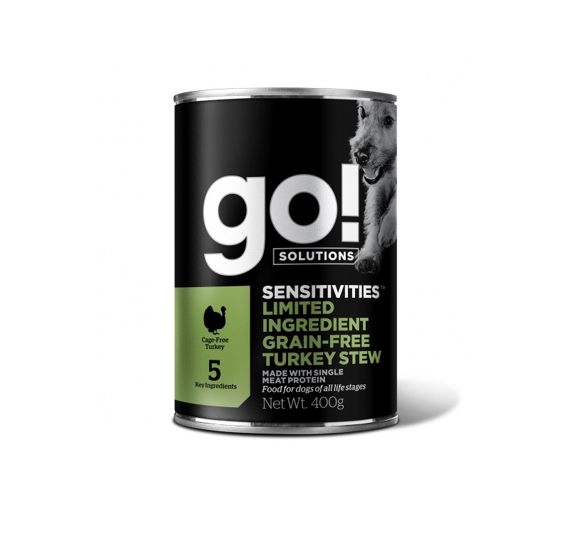 GO! Sensitivities Kalkuni Hautis Koerale 400g