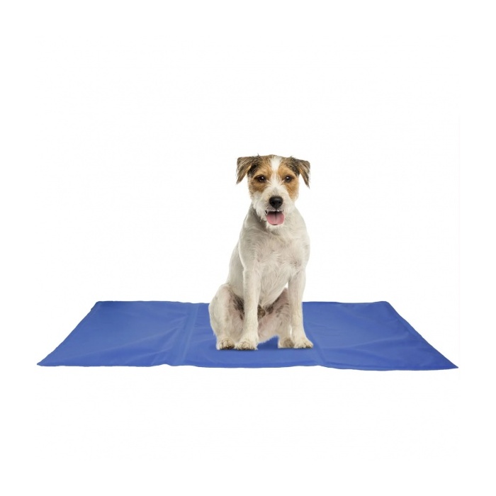 Flamingo Cooling Pad for Pets, Blue, M 70x50cm