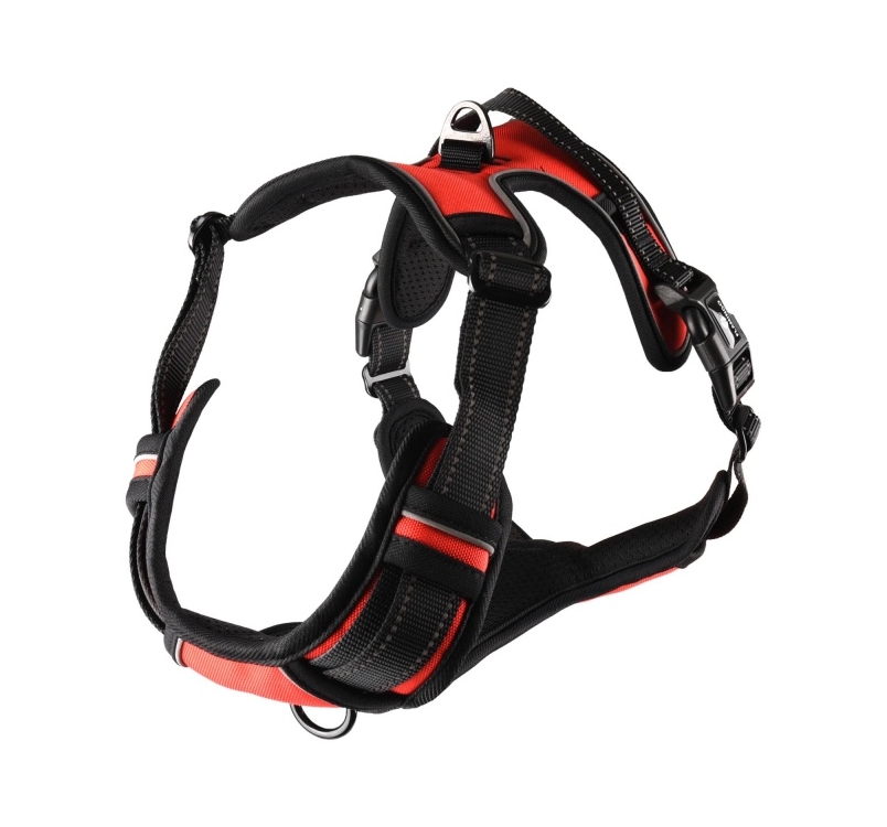 Harness Balou Red L 60-85cm x 25mm