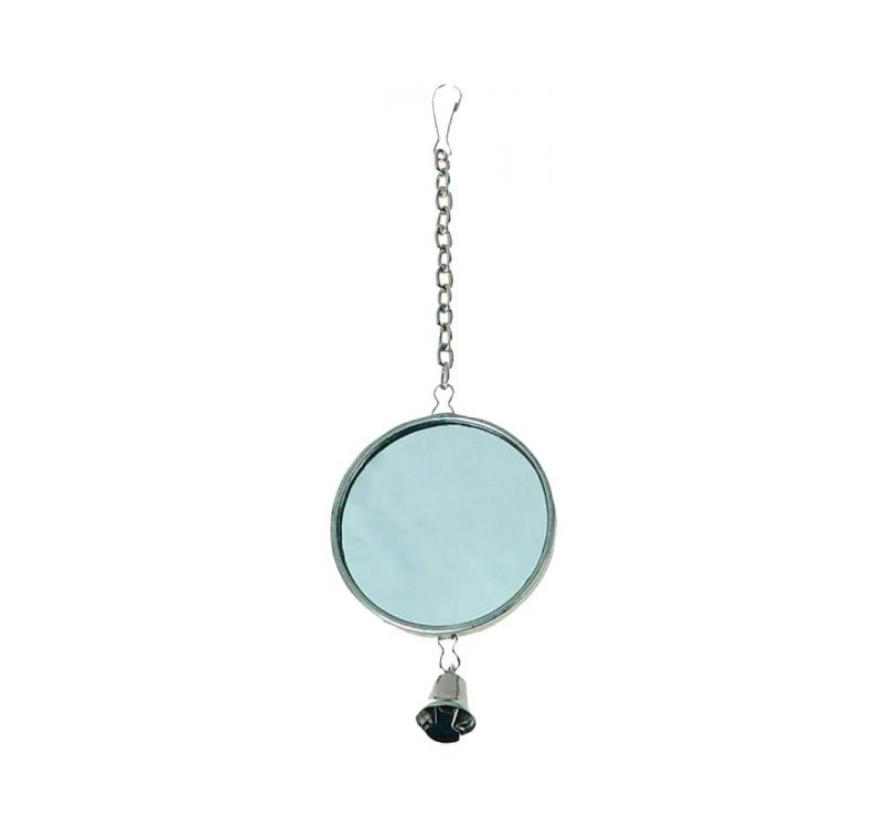 Small Bird Toy Mirror with Bell 5,5cm