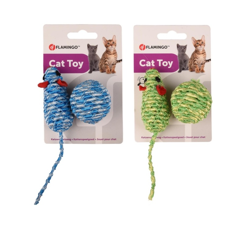 Cat Toy Zyra (Ball + Mouse) Assortment