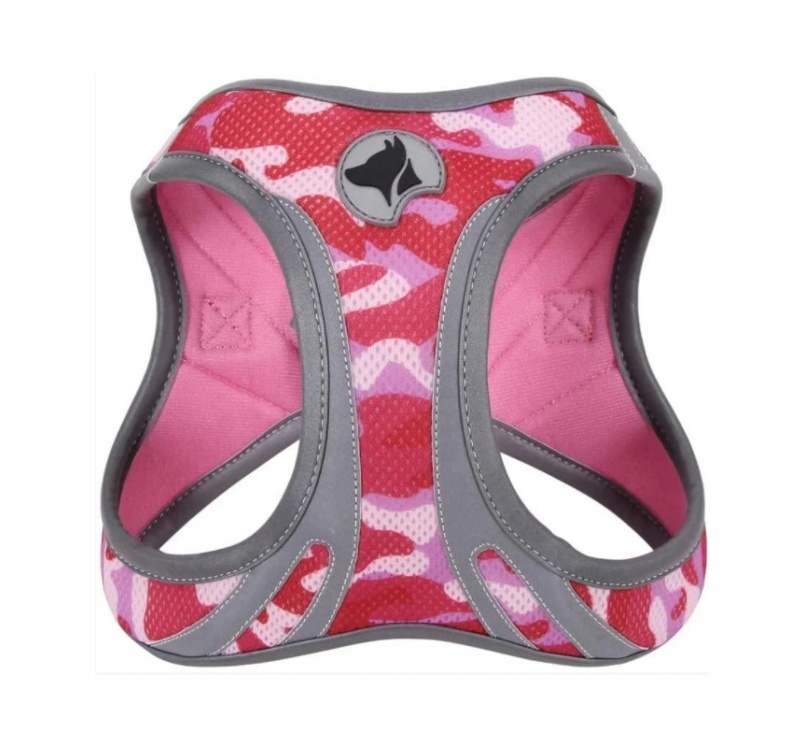 Croci Harness Refelctive Army Pink S 34-41cm