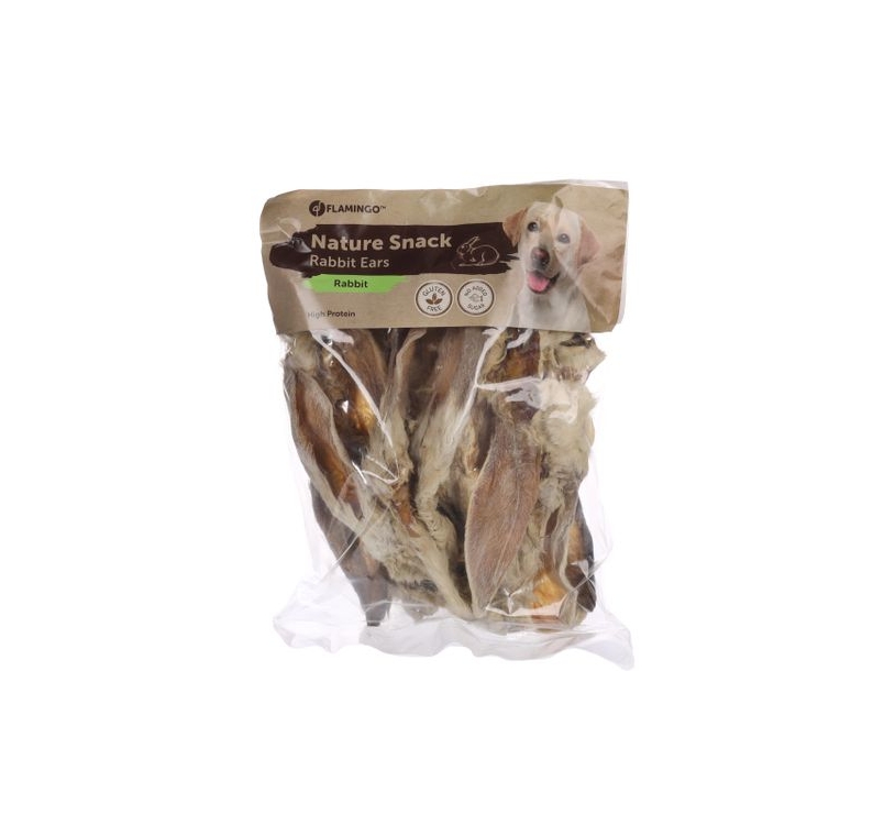 Nature Snack Rabbit Ears with Hair 200g