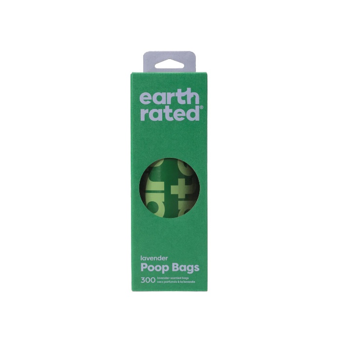 Earth Rated 100% Lekkekindlad Kakakotid Lavendlilõhnalised 1 Rull (300tk)