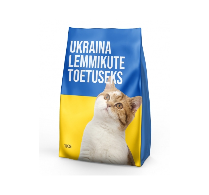  Annetus Ukraina Lemmikute Toetuseks - Kassitoit 1kg