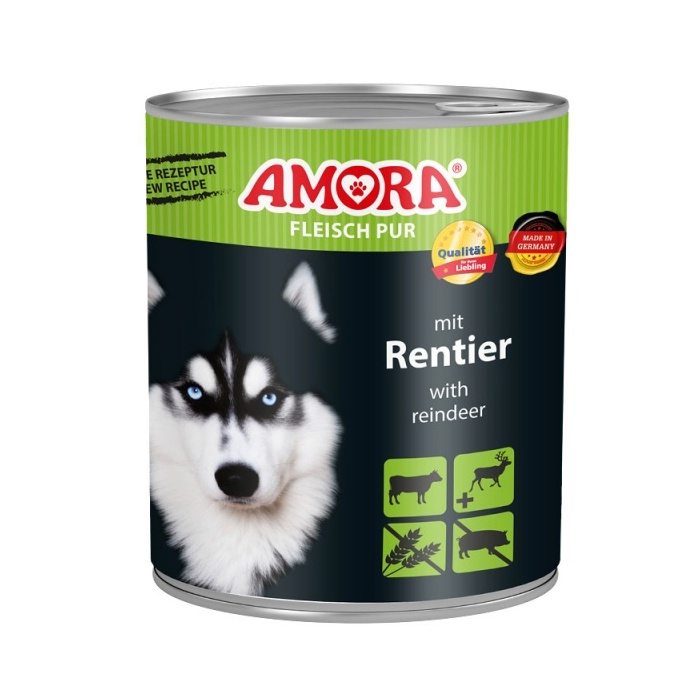 Amora Meat Pure Dog Food (Beef & Reindeer) 800g