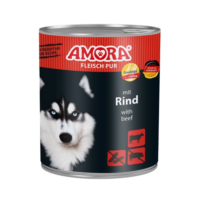 Amora консервы для собак - говядина 800г