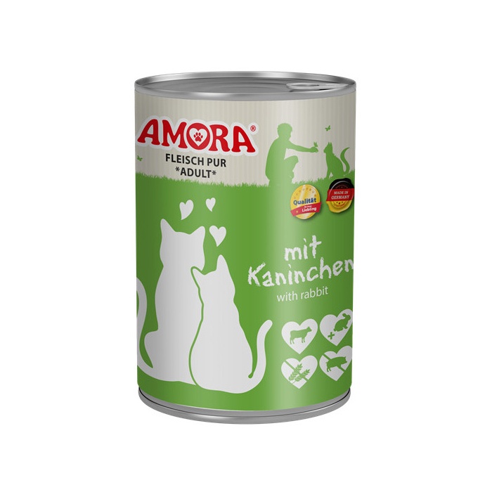 Amora Консервы для кошек - кролик 400г