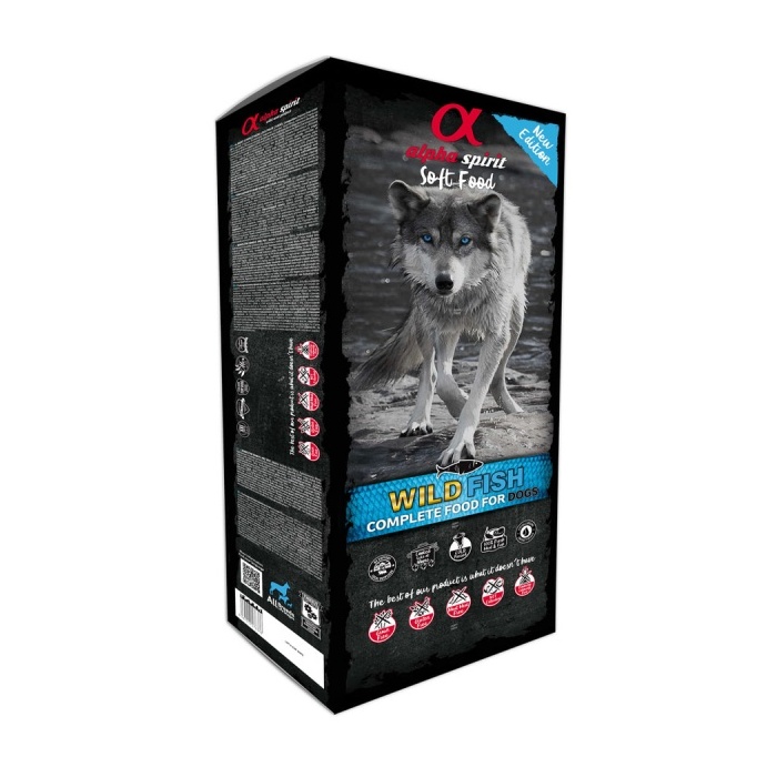 Alpha Spirit Poolmärg Wild Fish Koeratoit (Värske Kala) 9kg